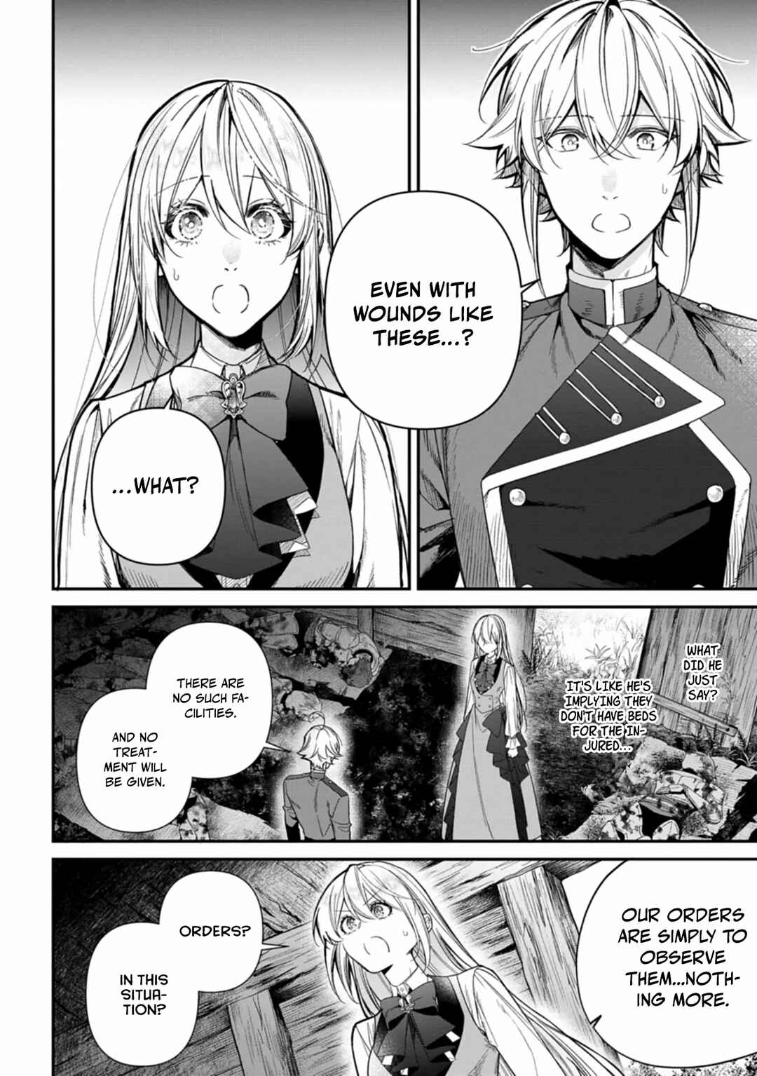 Me no Mae no Sangeki de Zense wo Omoidashitakedo, Amarini mo Mondai Yamazumi de Ippai Ippaidesu. Chapter 1 - Page 23