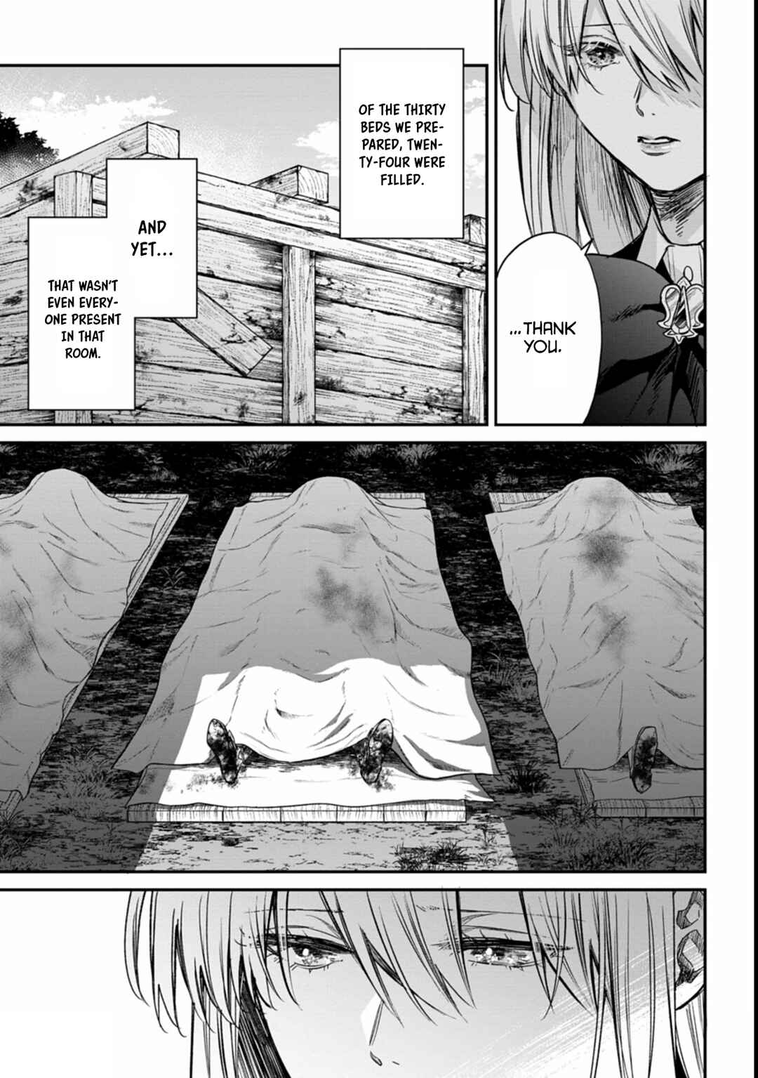 Me no Mae no Sangeki de Zense wo Omoidashitakedo, Amarini mo Mondai Yamazumi de Ippai Ippaidesu. Chapter 1 - Page 33