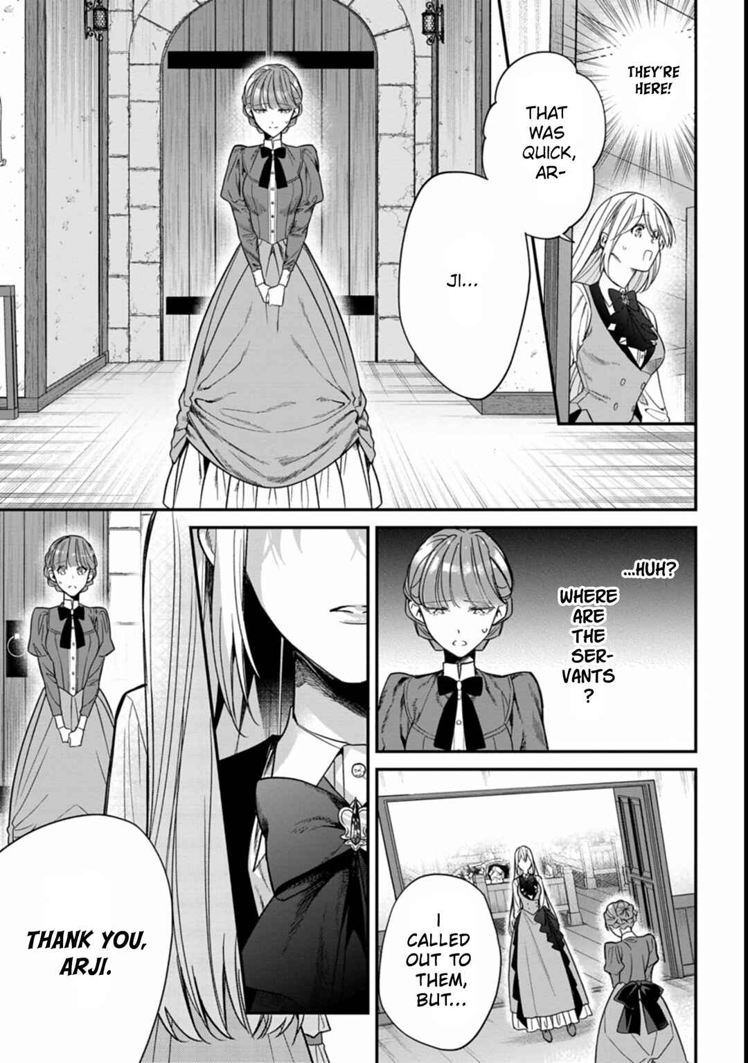 Me no Mae no Sangeki de Zense wo Omoidashitakedo, Amarini mo Mondai Yamazumi de Ippai Ippaidesu. Chapter 1 - Page 37