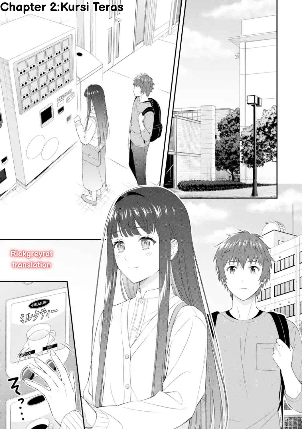Toumei na Yoru ni Kakeru-kun to, Me ni Mienai Koi wo Shita. Chapter 2 - Page 1