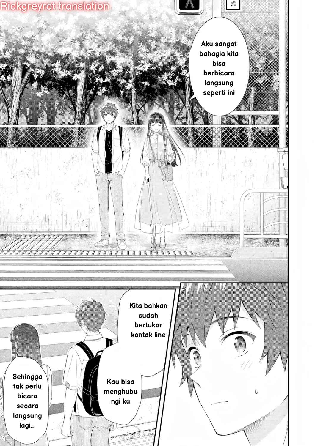 Toumei na Yoru ni Kakeru-kun to, Me ni Mienai Koi wo Shita. Chapter 2 - Page 40