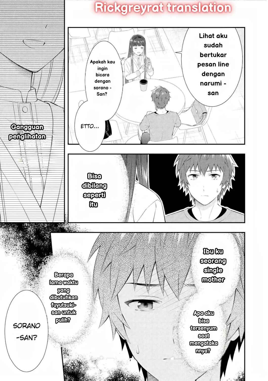 Toumei na Yoru ni Kakeru-kun to, Me ni Mienai Koi wo Shita. Chapter 2 - Page 9