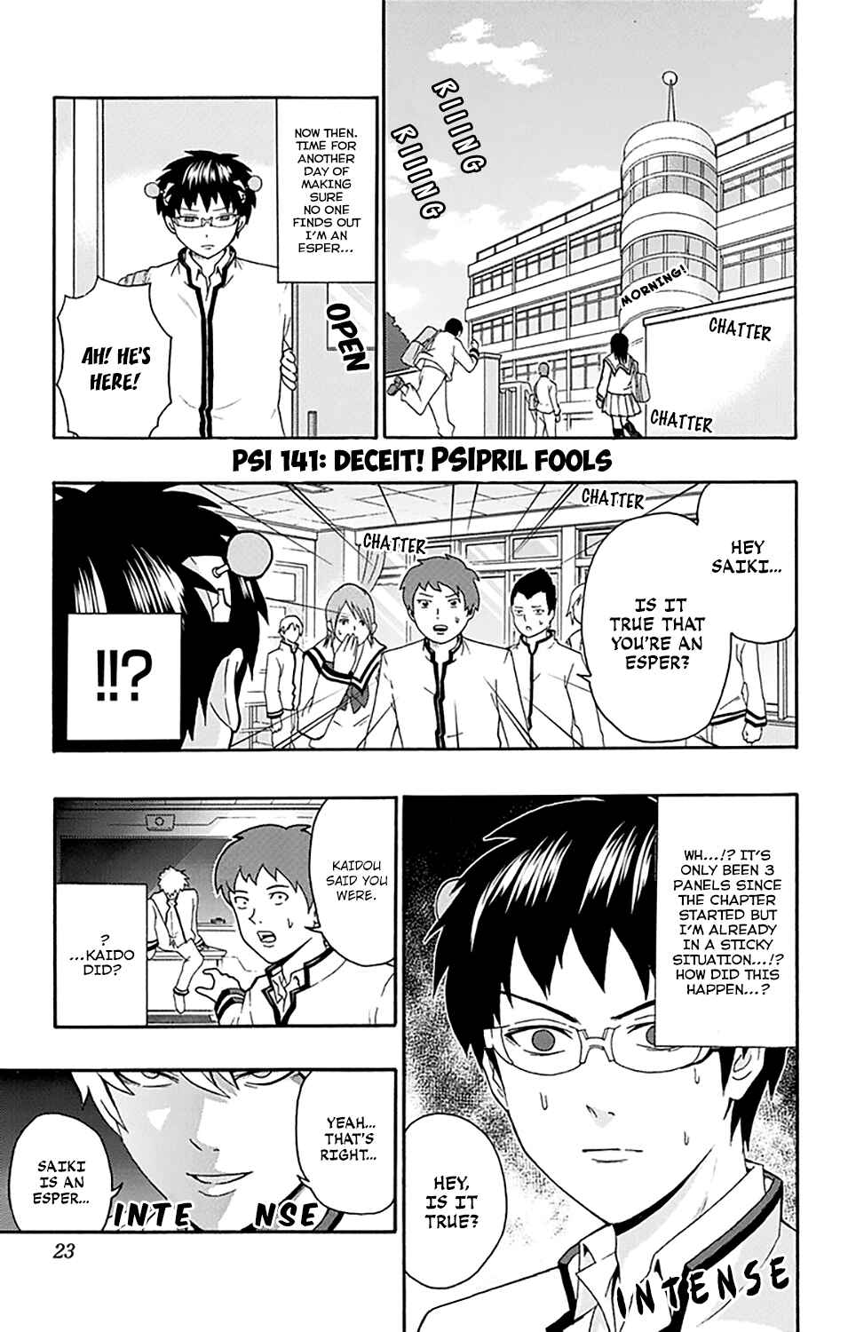 The Disastrous Life of Saiki K. Chapter 141 - Page 2