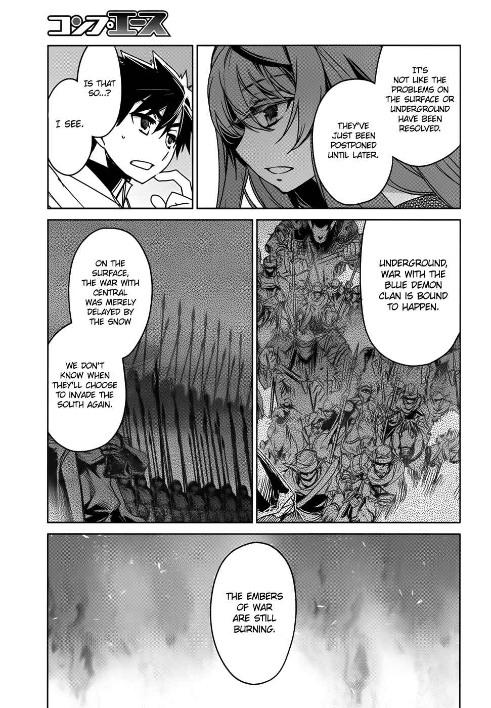 MAOYU : Archenemy and Hero “Become mine, Hero” “I refuse!” Chapter 34 - Page 8