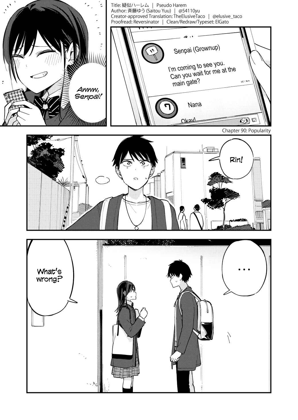Giji Harem Chapter 90 - Page 1