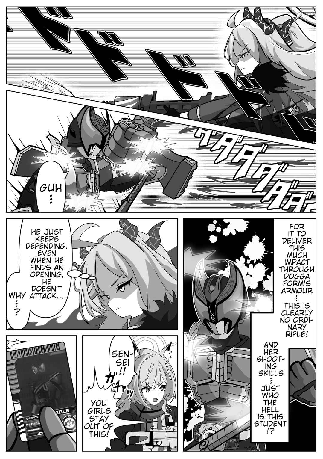 Blue Archive x Kamen Rider Decade - Schale no Kadoya Tsukasa-sensei Gainen (Doujinshi) Chapter 4 - Page 5