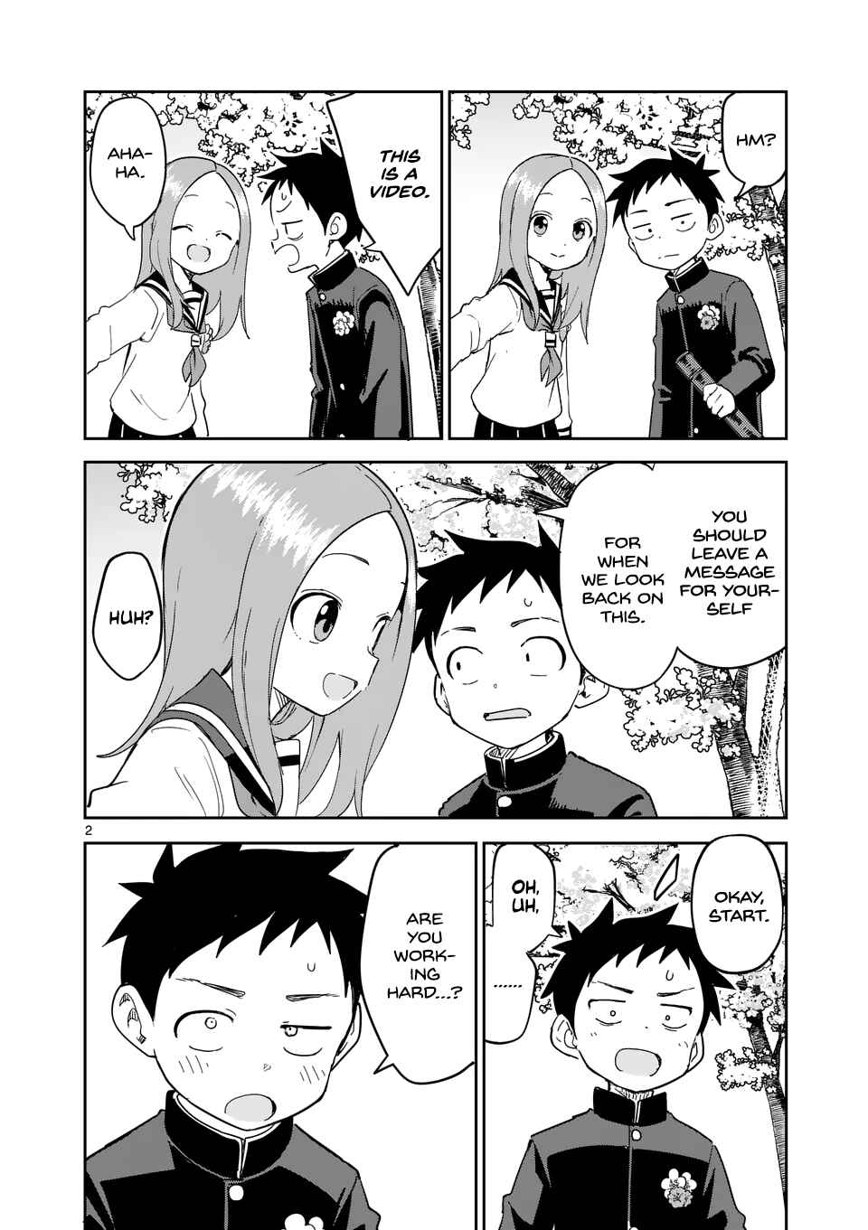 Karakai Jouzu no (Moto) Takagi-san Chapter 312 - Page 2