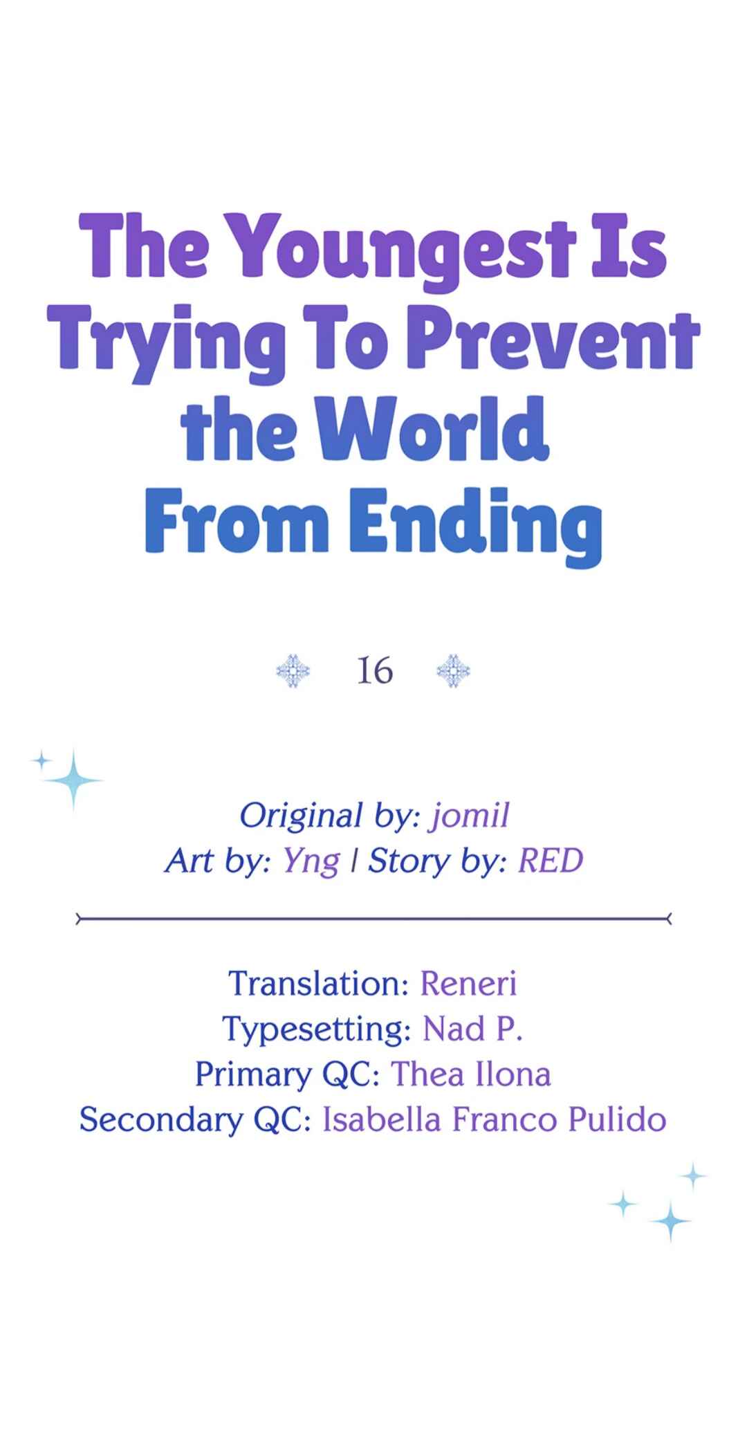 The Youngest Is Trying to Prevent the World From Ending Chapter 16 - Page 12