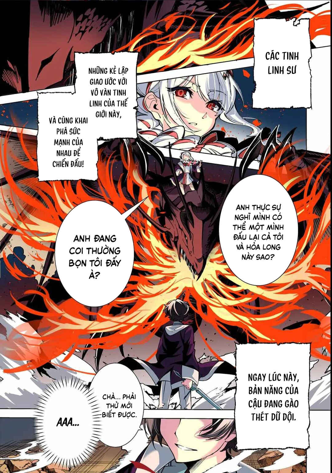 Shin no Jitsuryoku wo Kakushiteiru to Omowareteru Seireishi, Jitsuwa Itsumo Meccha Honki de Tatakattemasu Chapter 1 - Page 1