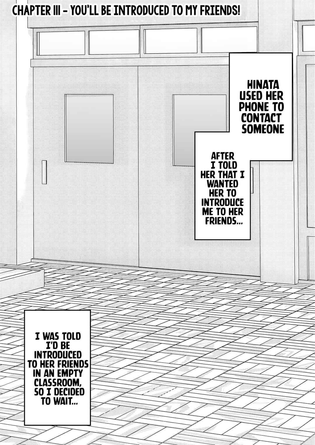 Danjo-hi 1:39 no Heikou Sekai wa Omoi no Hoka Futsuu Chapter 111 - Page 1