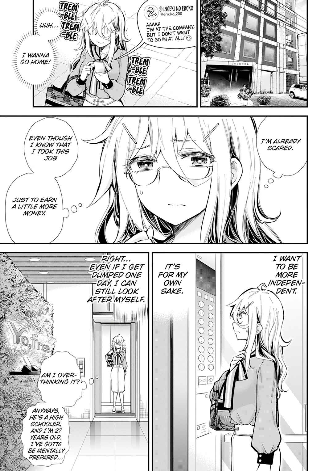 Shingeki no Eroko-san: Hen na Oneesan wa Danshi Kousei to Nakayoku Naritai Chapter 37 - Page 8