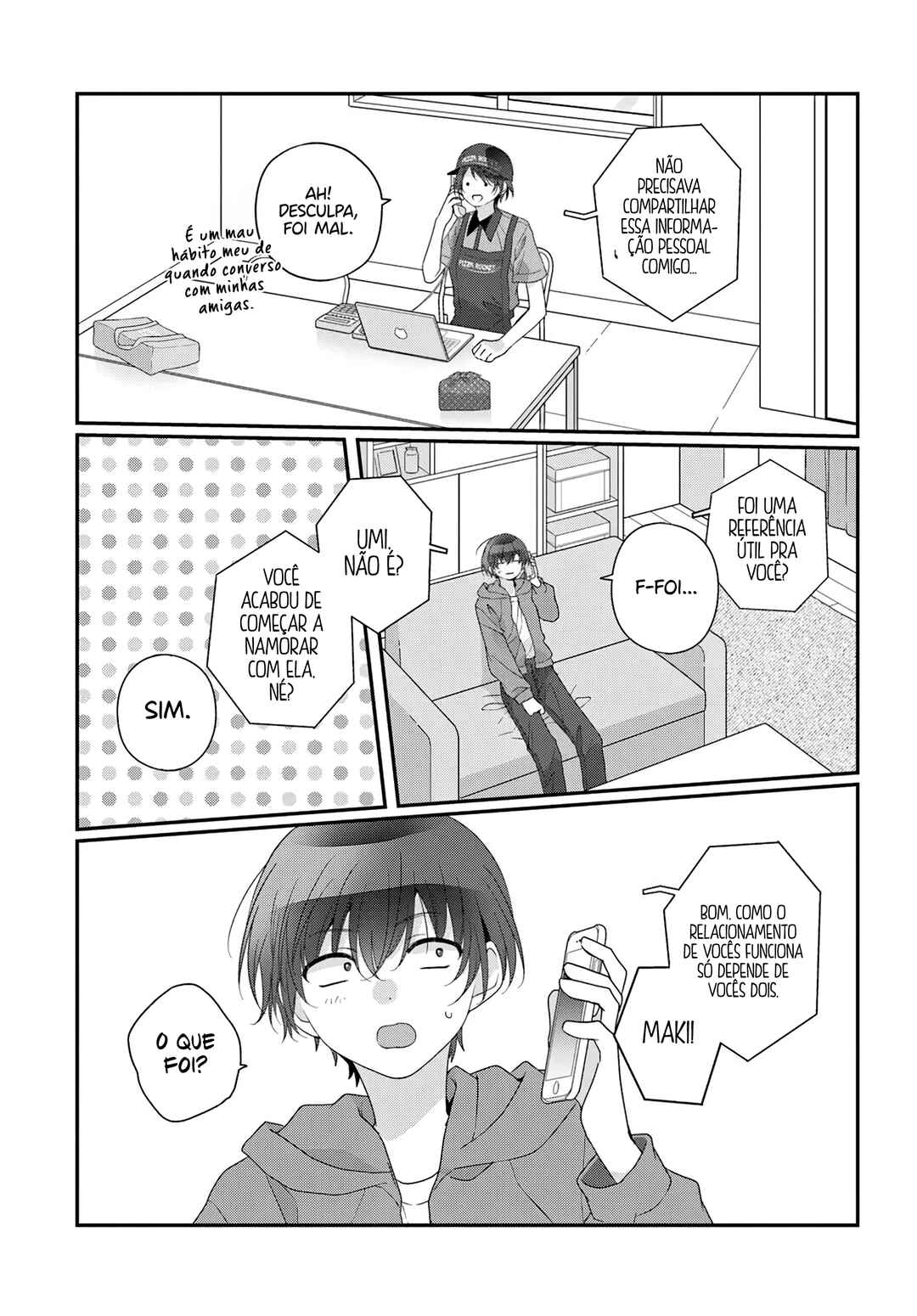 Class de 2-banme ni Kawaii Onnanoko to Tomodachi ni Natta Chapter 38.2 - Page 4