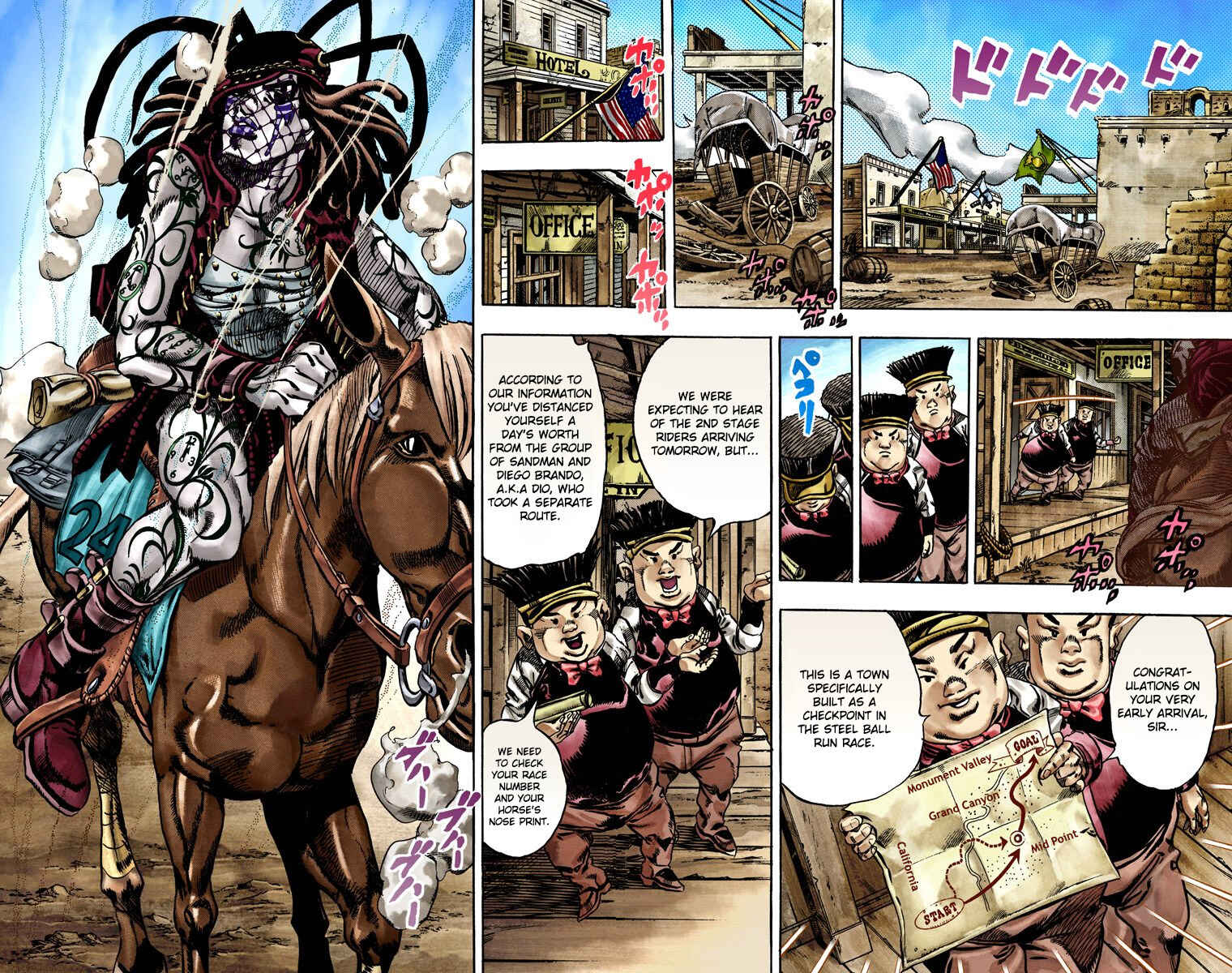 JoJo no Kimyou na Bouken: Part 7 - Steel Ball Run Color-ban Chapter 21 - Page 19