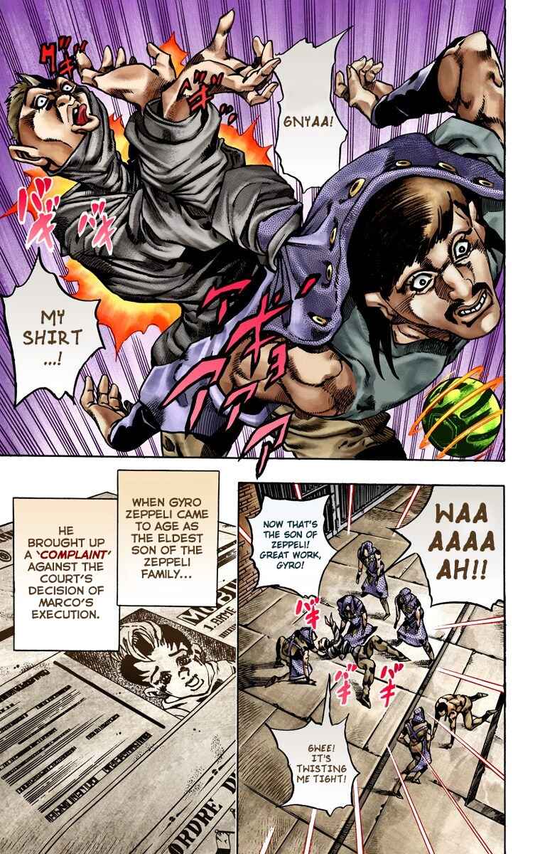 JoJo no Kimyou na Bouken: Part 7 - Steel Ball Run Color-ban Chapter 21 - Page 8