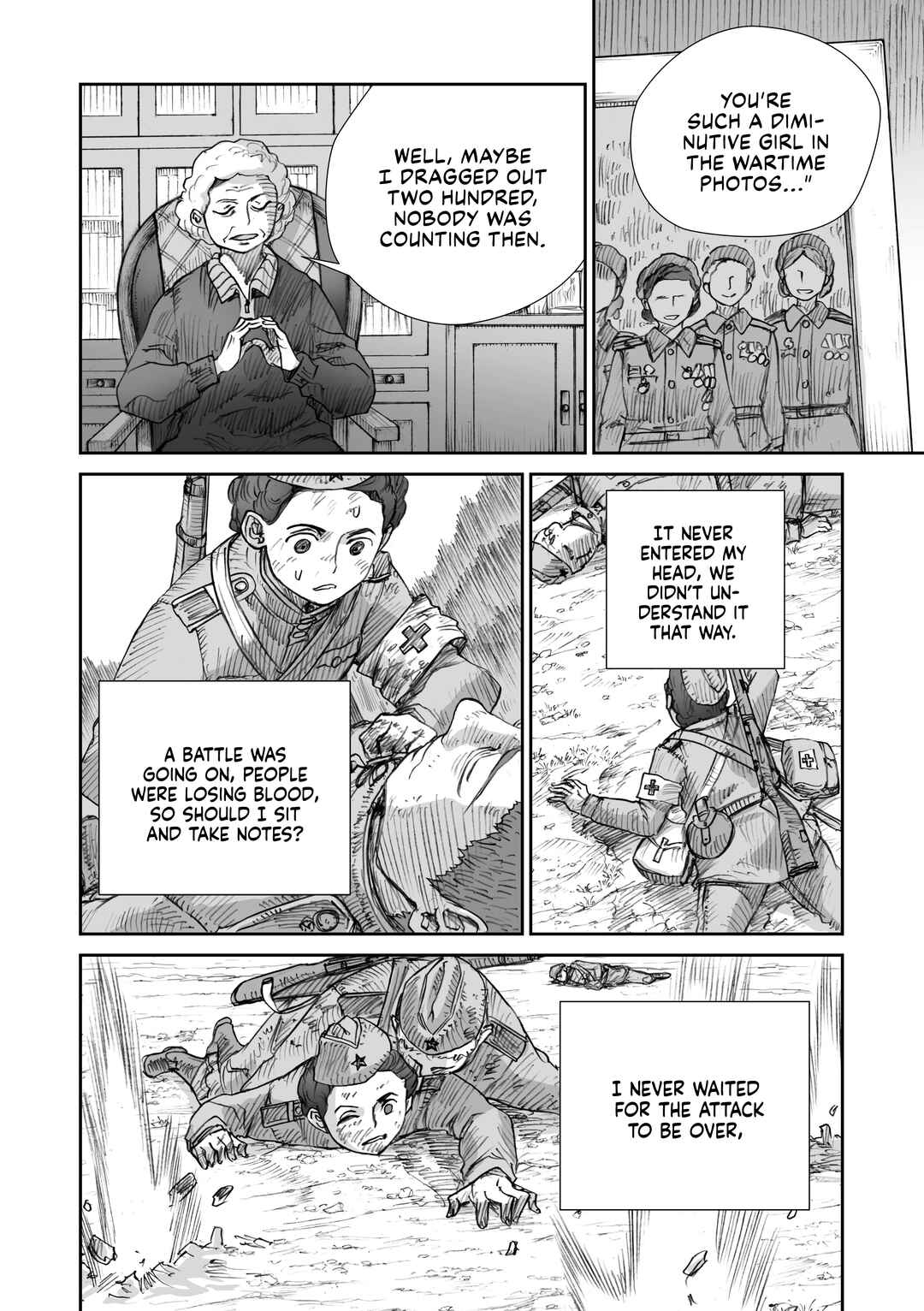 Sensou wa Onna no Kao wo Shiteinai Chapter 26.5 - Page 12