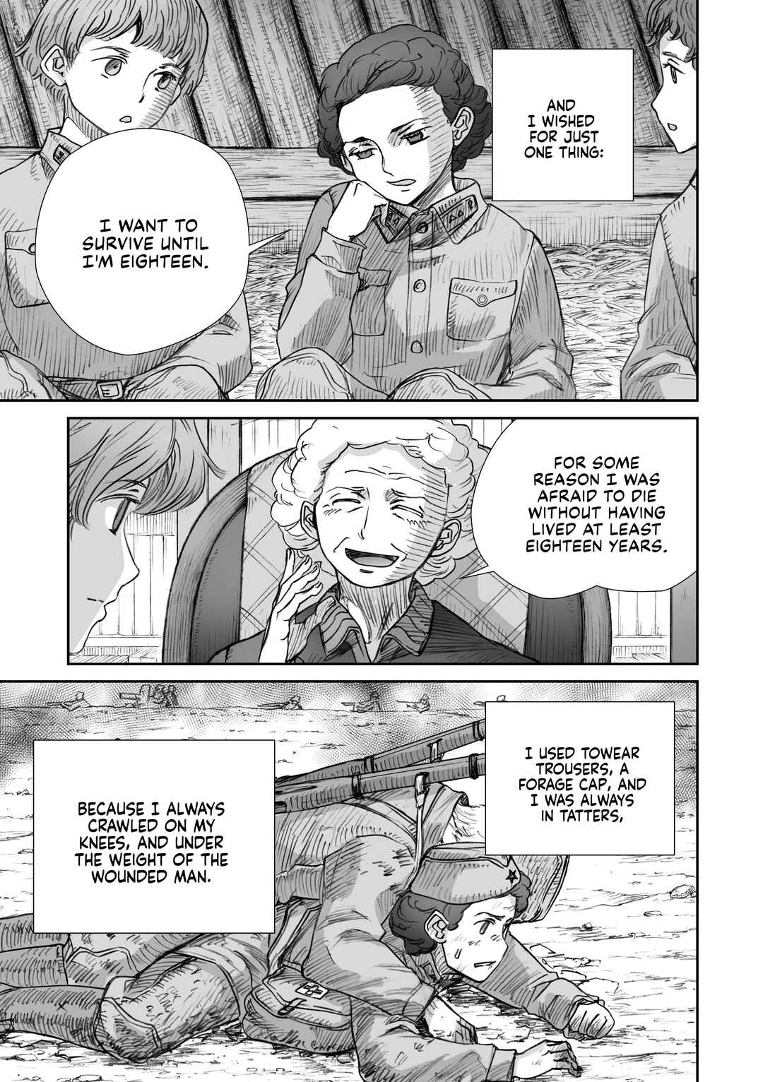 Sensou wa Onna no Kao wo Shiteinai Chapter 26.5 - Page 15