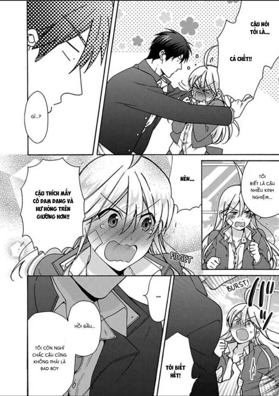 Nyotaika Yankee Gakuen ☆ Ore no Hajimete, Nerawaretemasu. Chapter 22 - Page 14