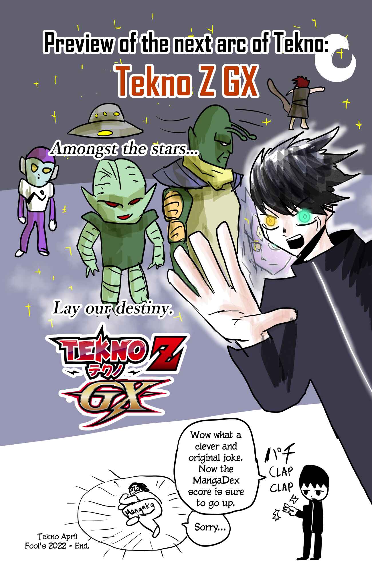 TEKNO: Sci-Fi Shonen Manga! Chapter 2.5 - Page 1