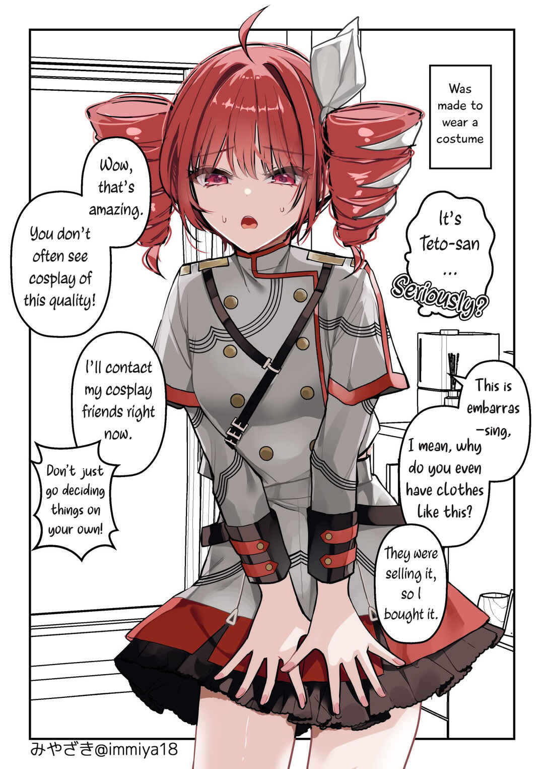 Kasane Teto ♀ ni Natta Otoko ♂ no Hanashi Chapter 3 - Page 1