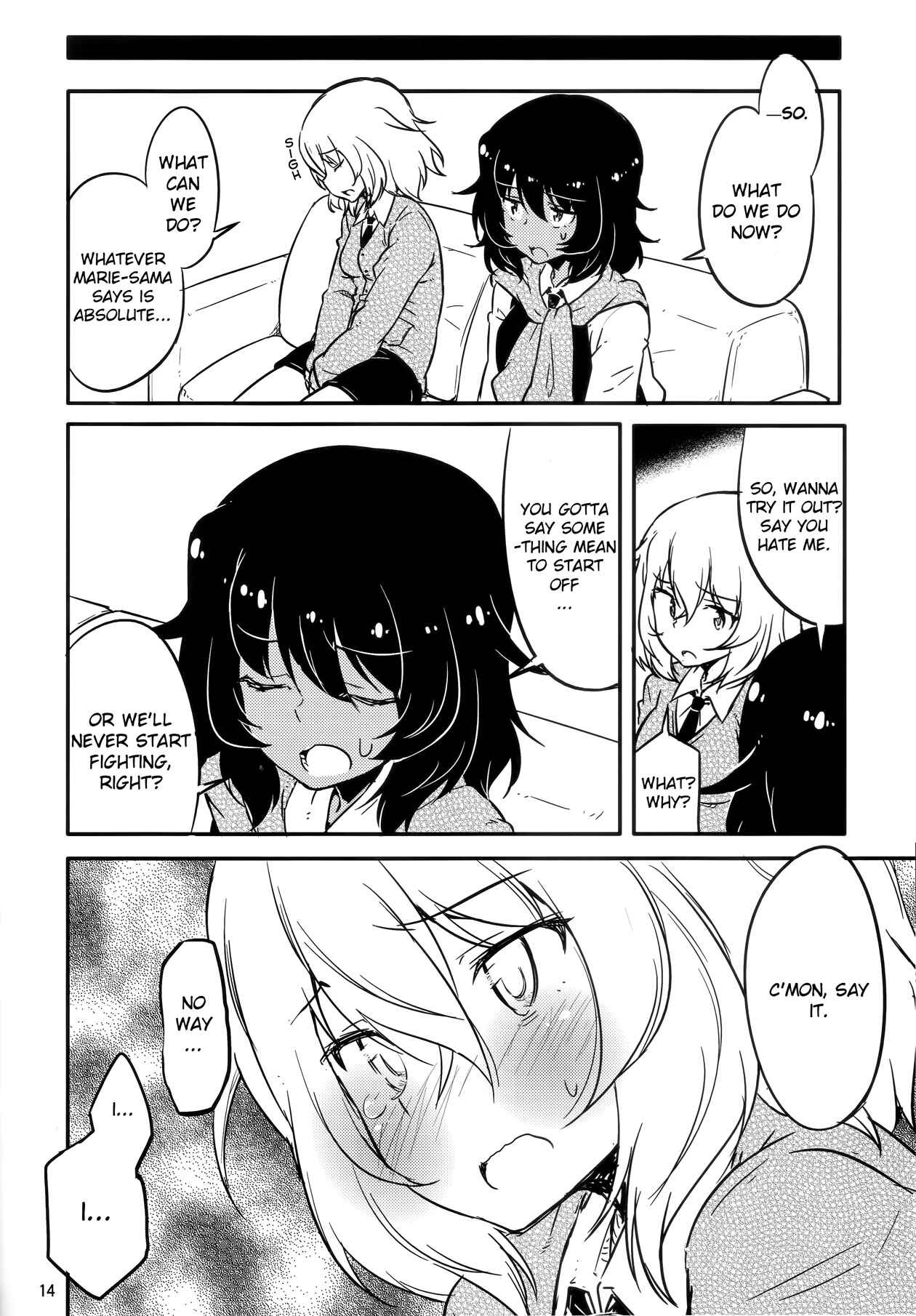 Girls und Panzer -Anata-tachi Kenkanasai! (Doujinshi) Chapter Oneshot - Page 12