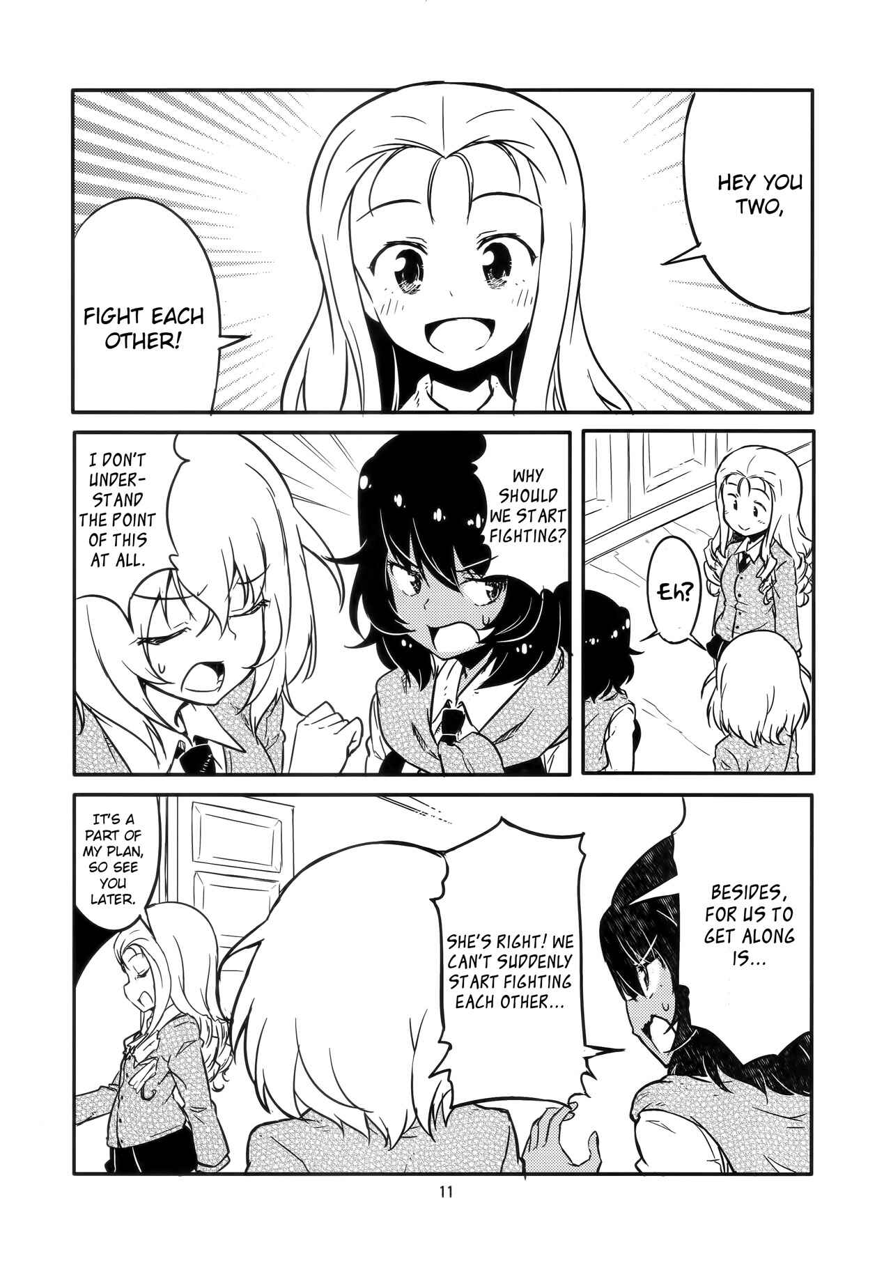 Girls und Panzer -Anata-tachi Kenkanasai! (Doujinshi) Chapter Oneshot - Page 9