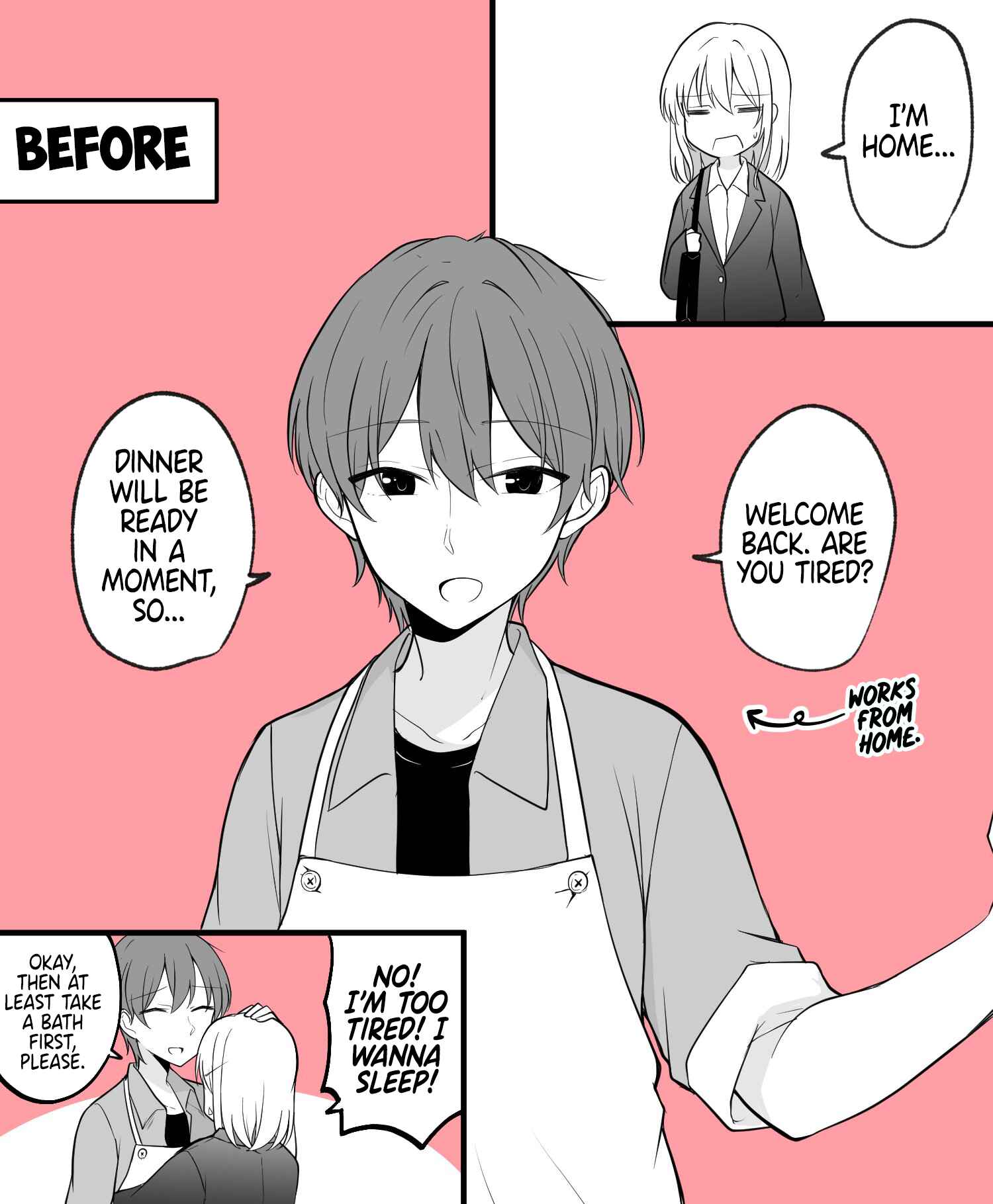 Aru Hi Kareshi ga Onnanoko ni Natteshimata Couple no Nichijou Chapter 7 - Page 1