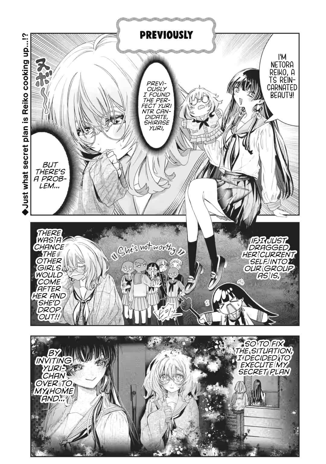 TS Tensei Bishoujo Netora Reiko wa Netoraretai Chapter 3 - Page 1