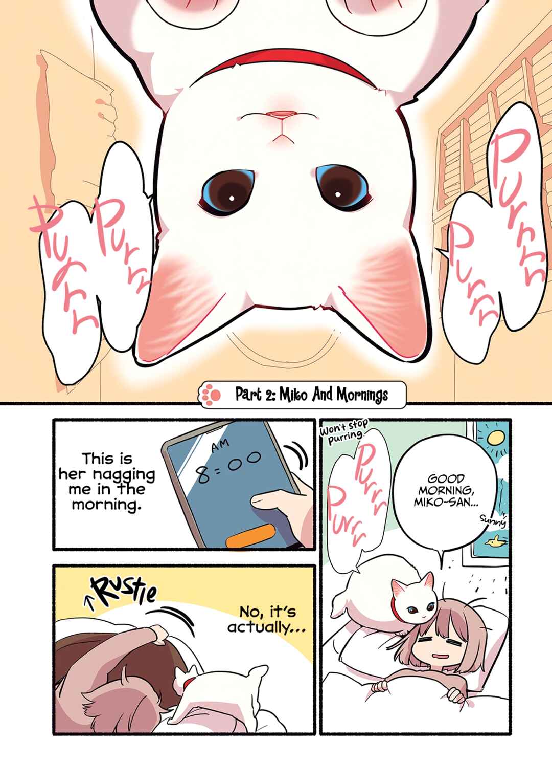 Aisaretagari no Shironeko Miko-san Chapter 1.2 - Page 2