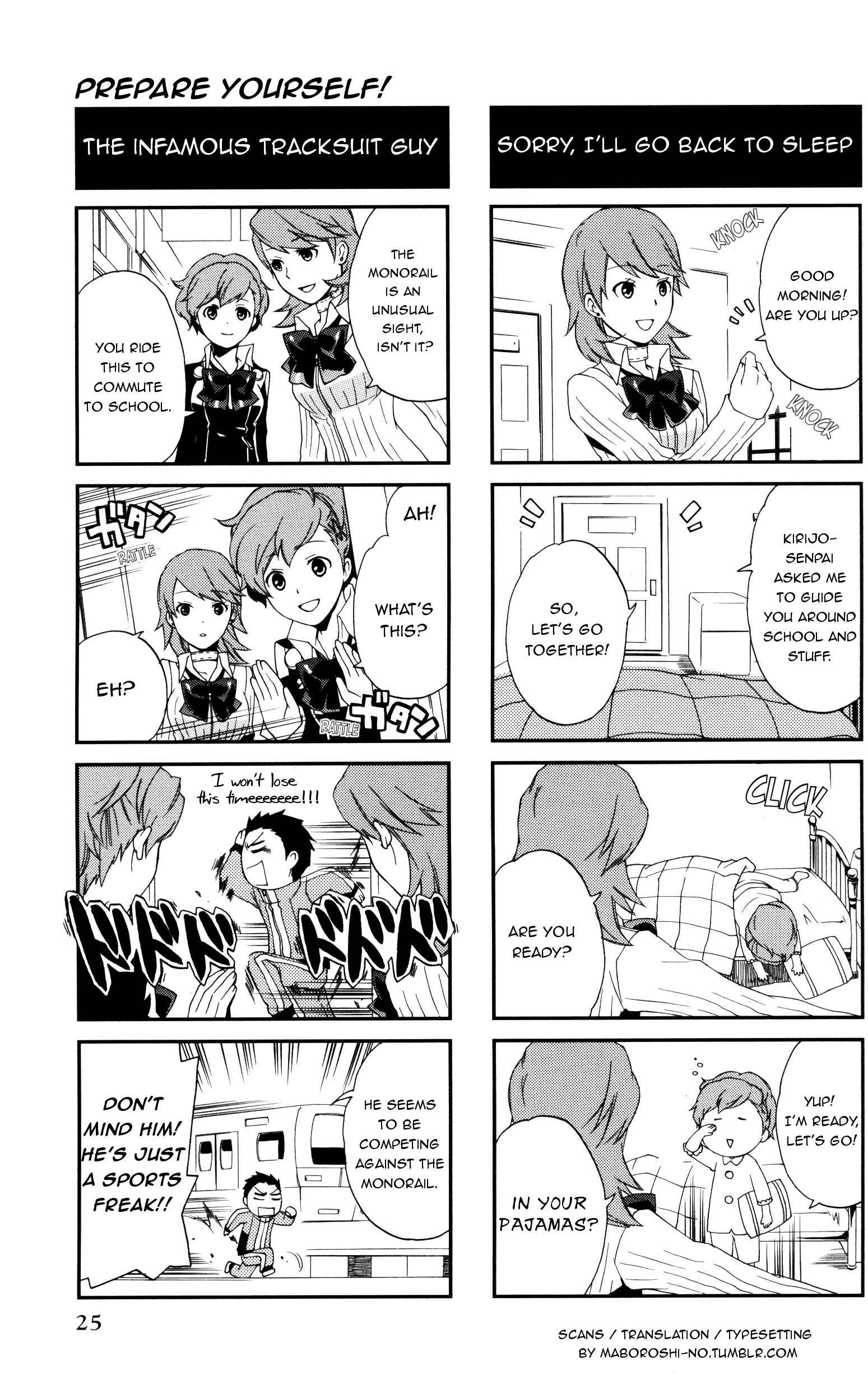 Persona 3 Portable 4Koma Kings Chapter 4 - Page 2