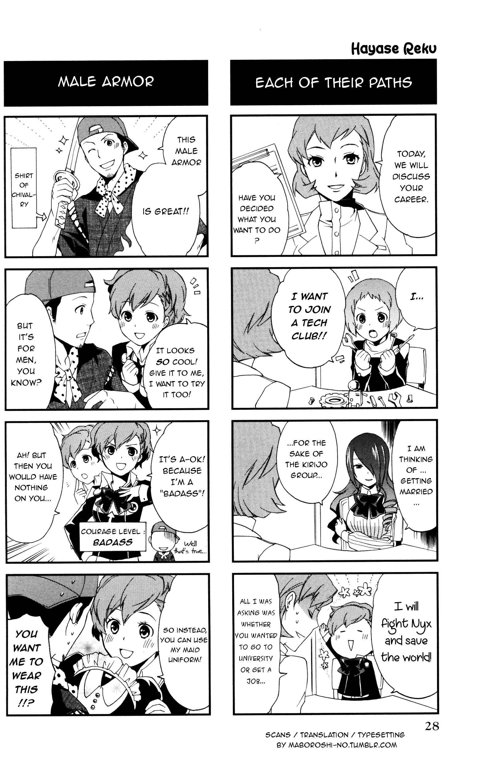 Persona 3 Portable 4Koma Kings Chapter 4 - Page 5