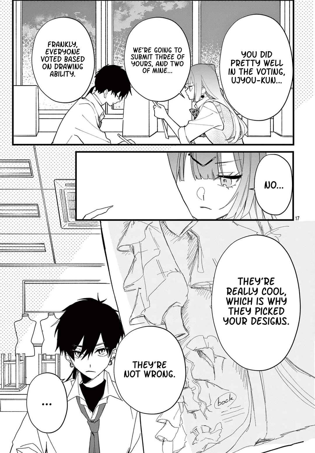 Gyaru to Couture: Ariake Momo wa Fuku wo Tsukutte Yuushou suru Koto ni shita Chapter 3 - Page 17