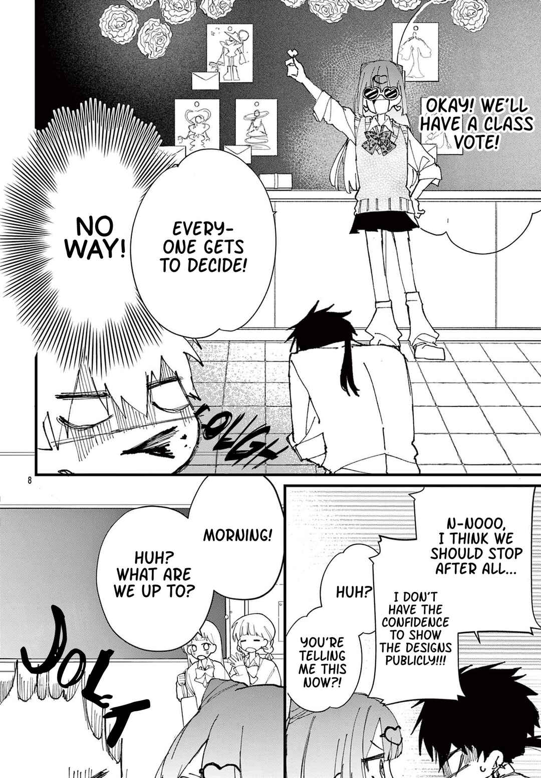 Gyaru to Couture: Ariake Momo wa Fuku wo Tsukutte Yuushou suru Koto ni shita Chapter 3 - Page 8