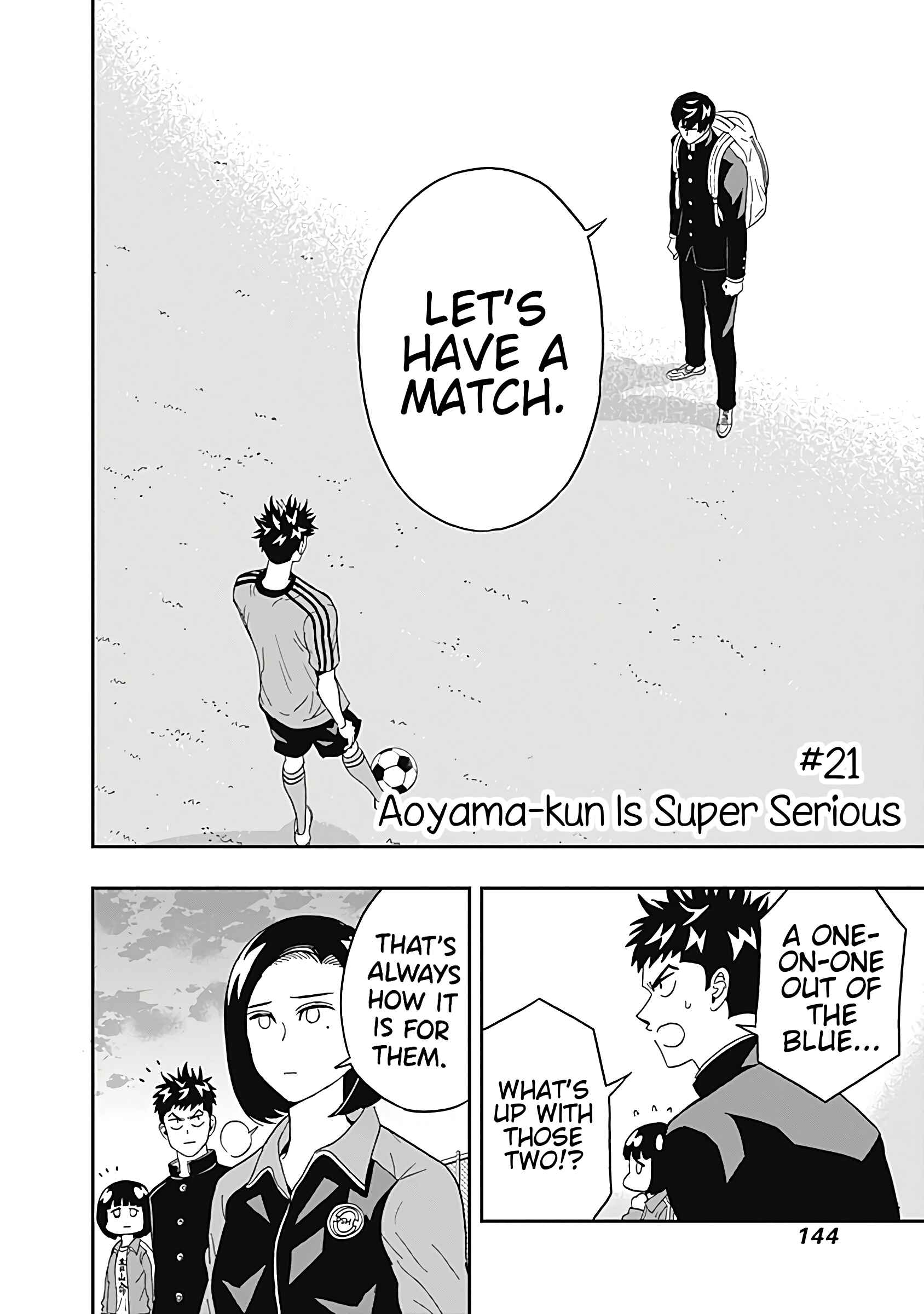 Keppeki Danshi! Aoyama-kun Chapter 21 - Page 2