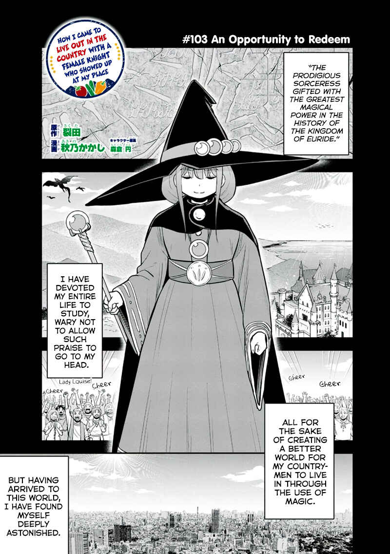 Orenchi ni Kita Onna Kishi to Inakagurashi Surukotoninatta Ken Chapter 103 - Page 1