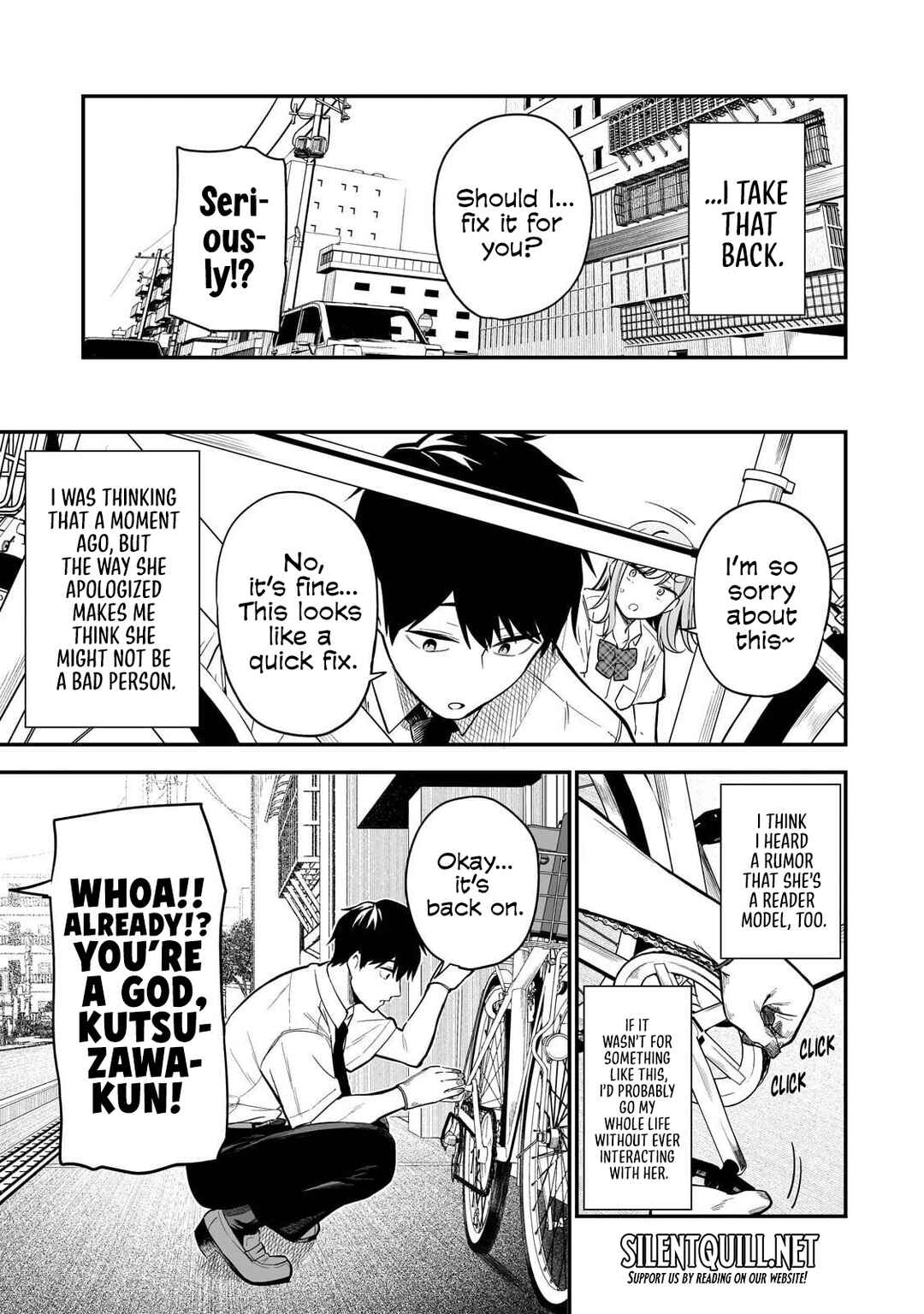 Gal no Jitensha wo Naoshitara Natsukareta Chapter 1 - Page 32