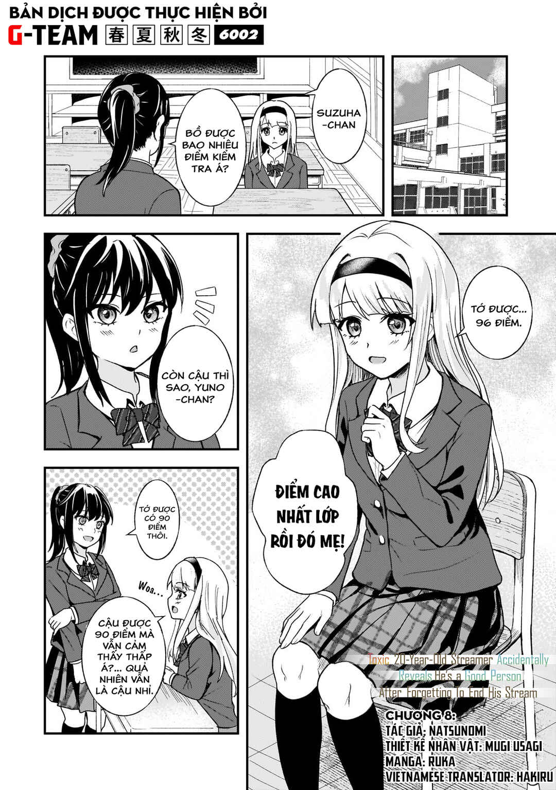 Aorikei Game Haishinsha (20-sai), Haishin no Kiri Wasure ni Yori Ii Hito Bare Suru. Chapter 8 - Page 1