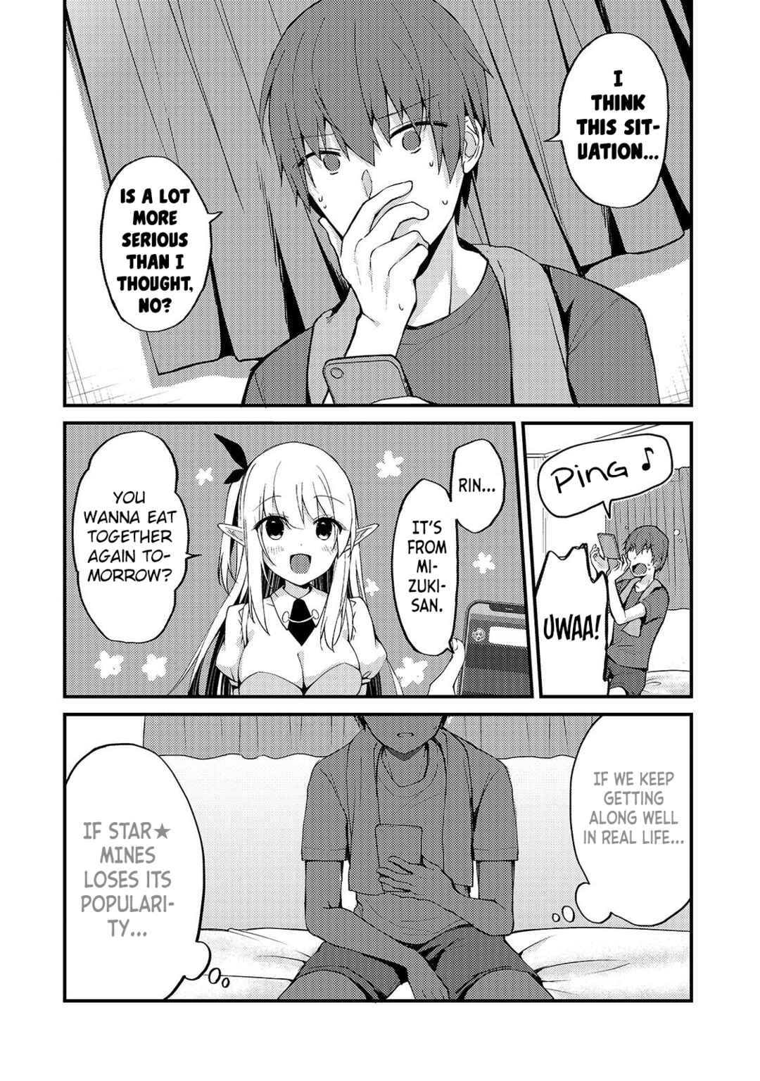 Netoge no Yome ga Ninki Idol datta: Cool kei no Kanojo wa Genjitsu demo Yome no Tsumori de Iru Chapter 4 - Page 16