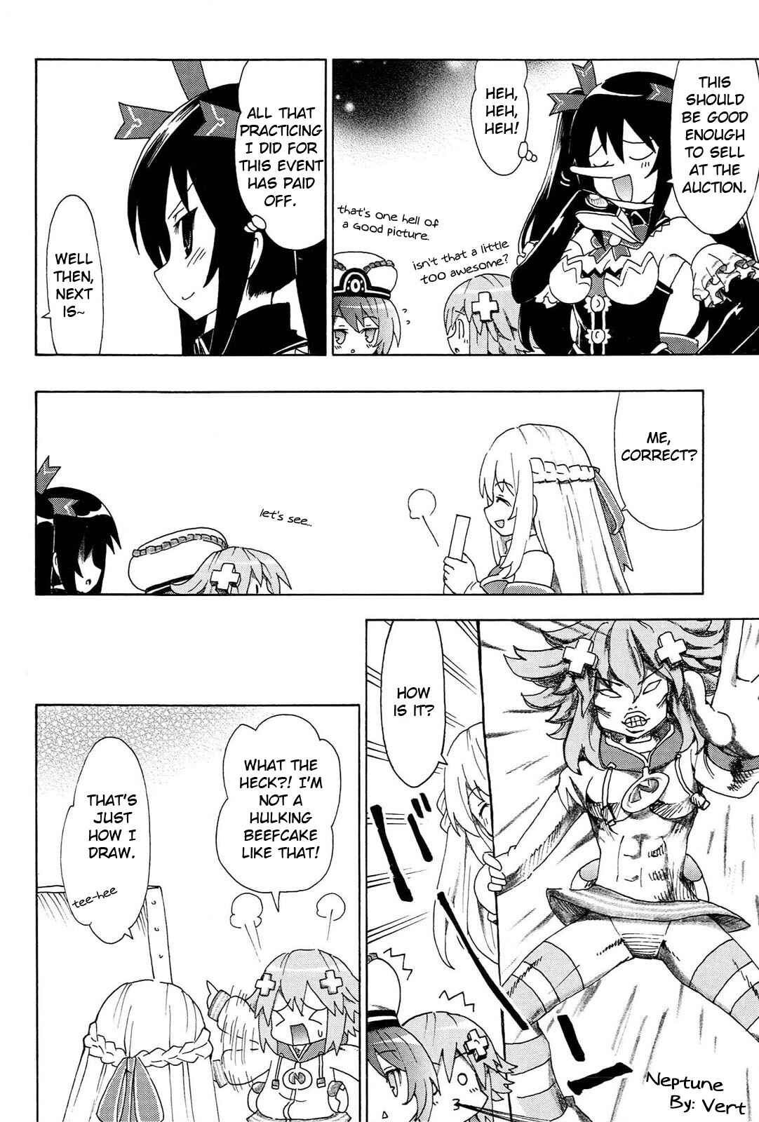 Choujigen Game Neptune - Megami Tsuushin Chapter 18.5 - Page 4
