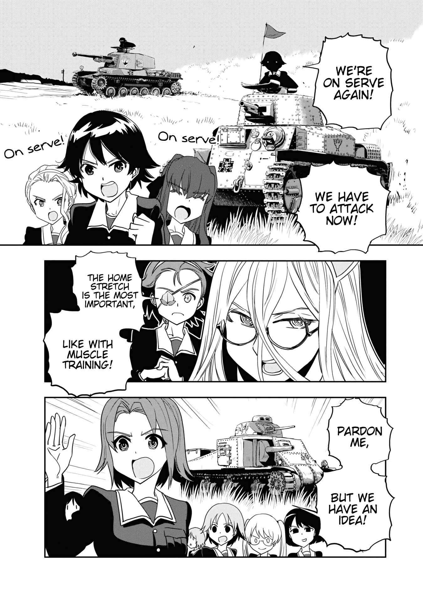 Girls und Panzer: Ribbon no Musha Chapter 59 - Page 14