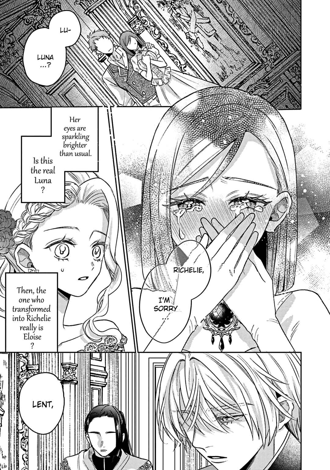 Ko, Konna Ikemen ga Watashi no Osananajimi de Kon'yakusha Desutte? Sasuga Akuyaku Reijou, Sore Kurai no Utsuwa Janakereba Konna Taiyaku Tsutomaranai Wa Chapter 18 - Page 14