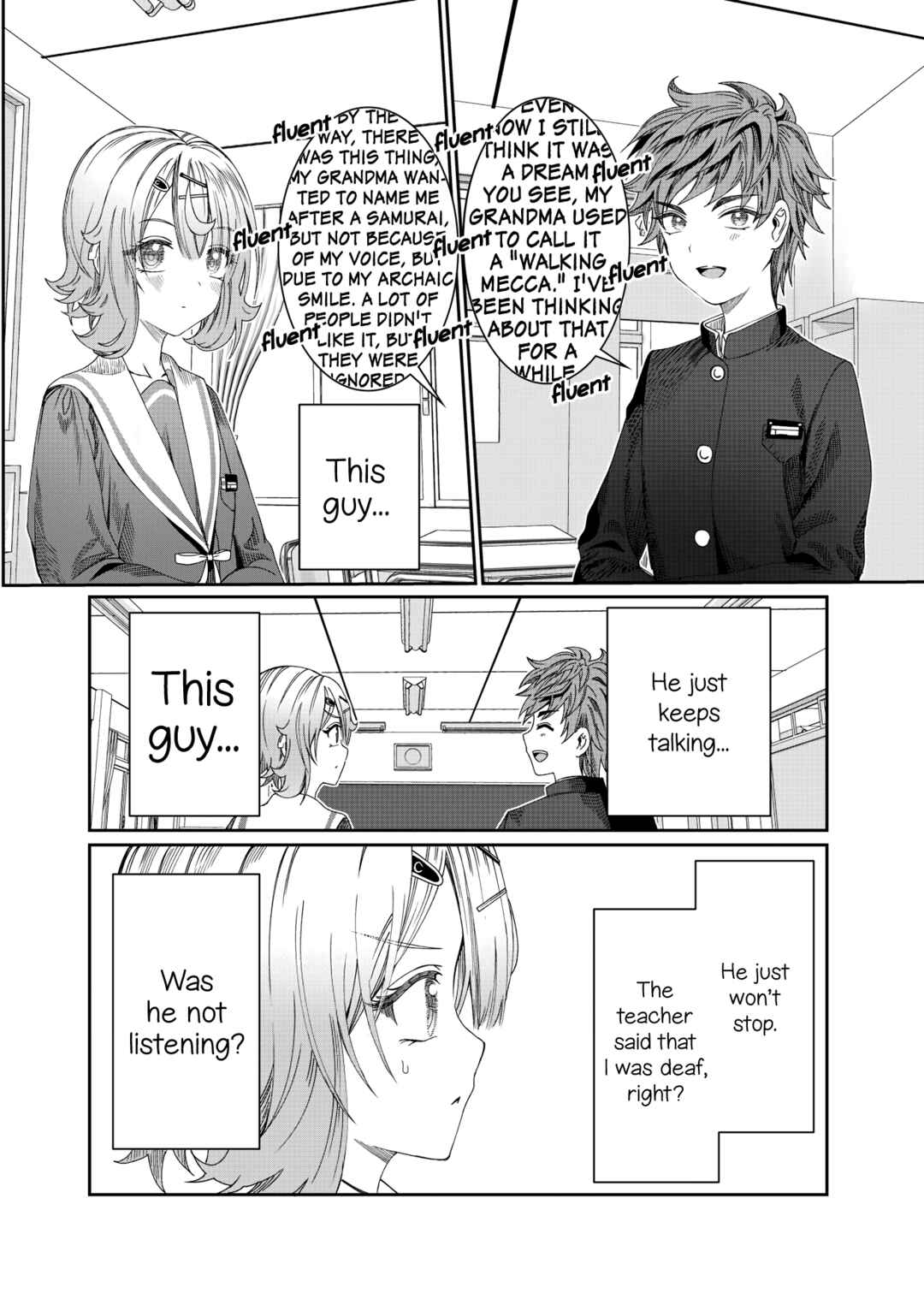 Kimi wa Yakamashi Tojite yo Kuchi wo! Chapter 10.9 - Page 2