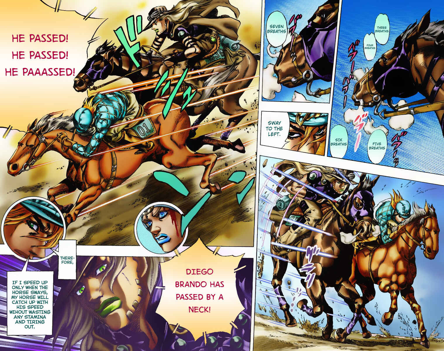 JoJo no Kimyou na Bouken: Part 7 - Steel Ball Run Color-ban Chapter 6 - Page 13