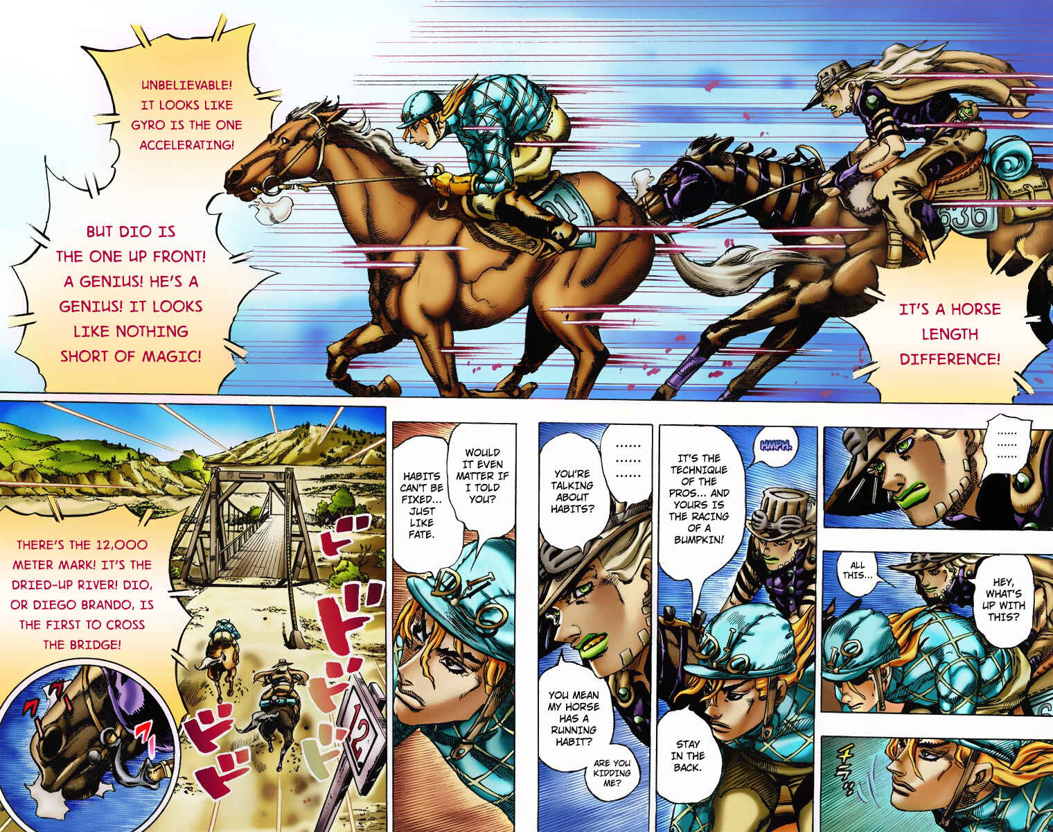 JoJo no Kimyou na Bouken: Part 7 - Steel Ball Run Color-ban Chapter 6 - Page 15