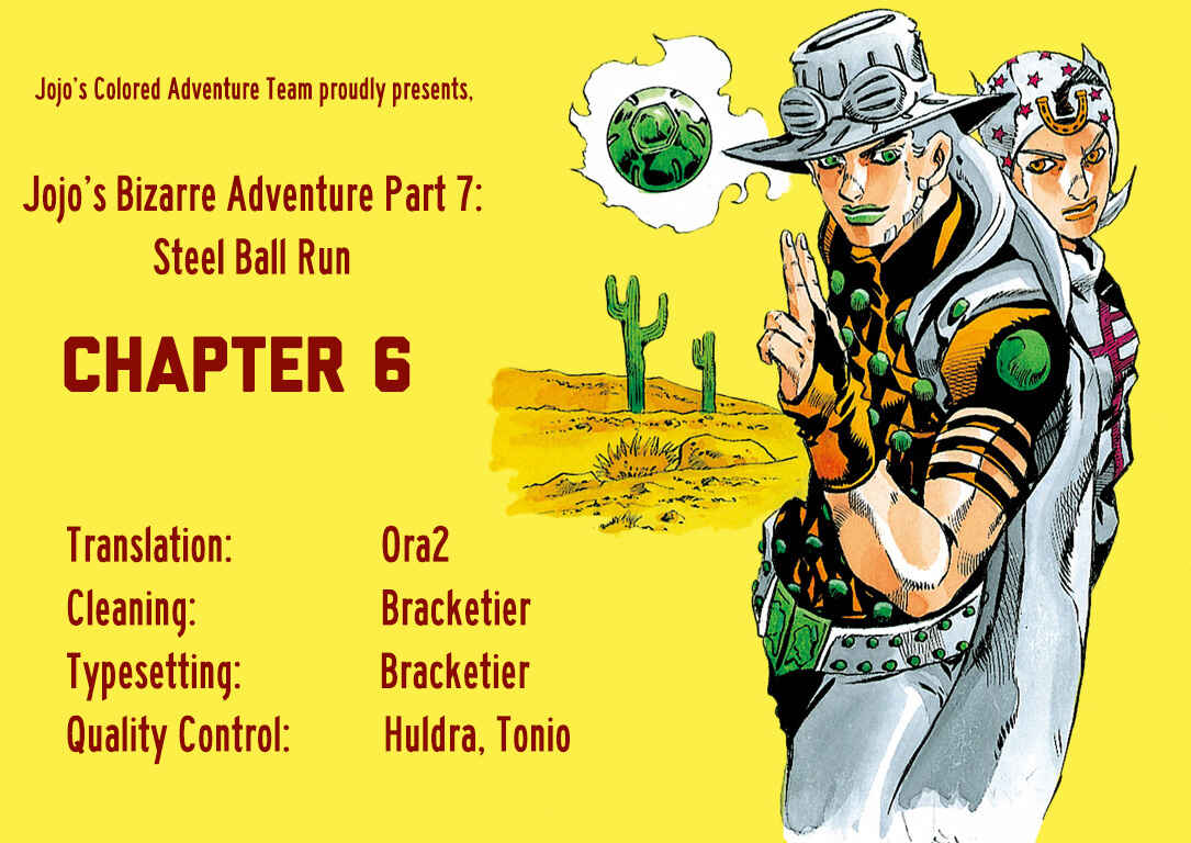 JoJo no Kimyou na Bouken: Part 7 - Steel Ball Run Color-ban Chapter 6 - Page 26