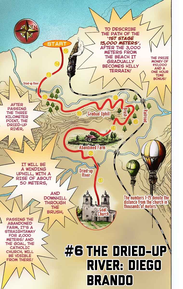 JoJo no Kimyou na Bouken: Part 7 - Steel Ball Run Color-ban Chapter 6 - Page 3