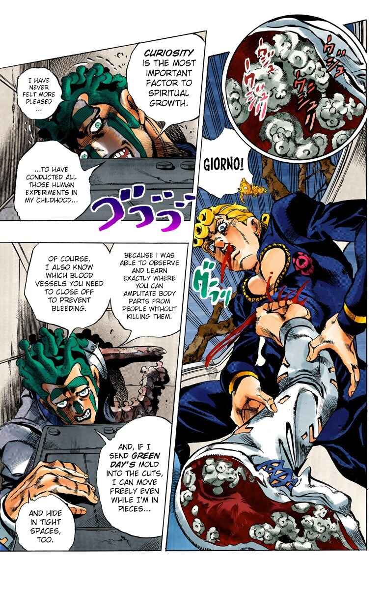 JoJo no Kimyou na Bouken: Part 5 - Ougon no Kaze Color-ban Chapter 121 - Page 18