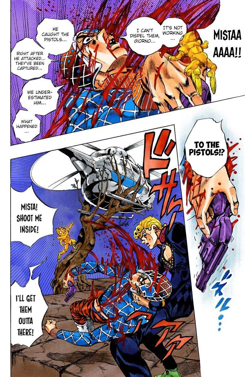 JoJo no Kimyou na Bouken: Part 5 - Ougon no Kaze Color-ban Chapter 121 - Page 5