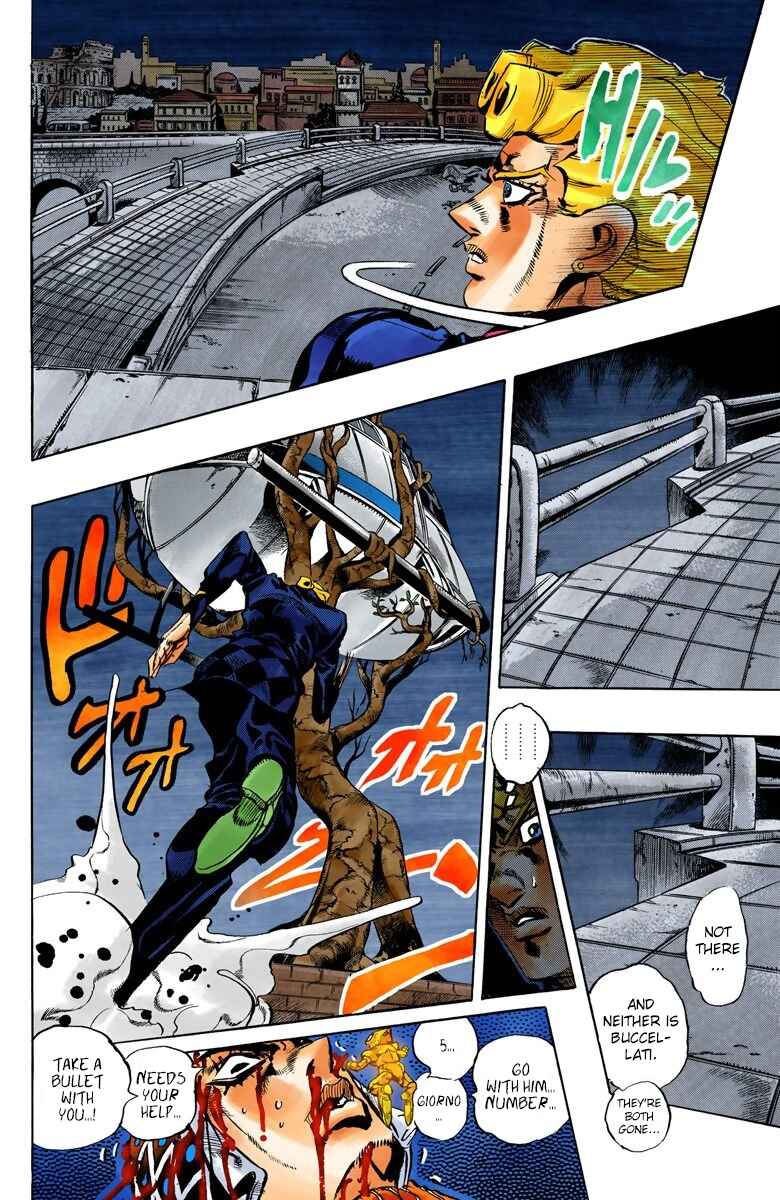 JoJo no Kimyou na Bouken: Part 5 - Ougon no Kaze Color-ban Chapter 121 - Page 7