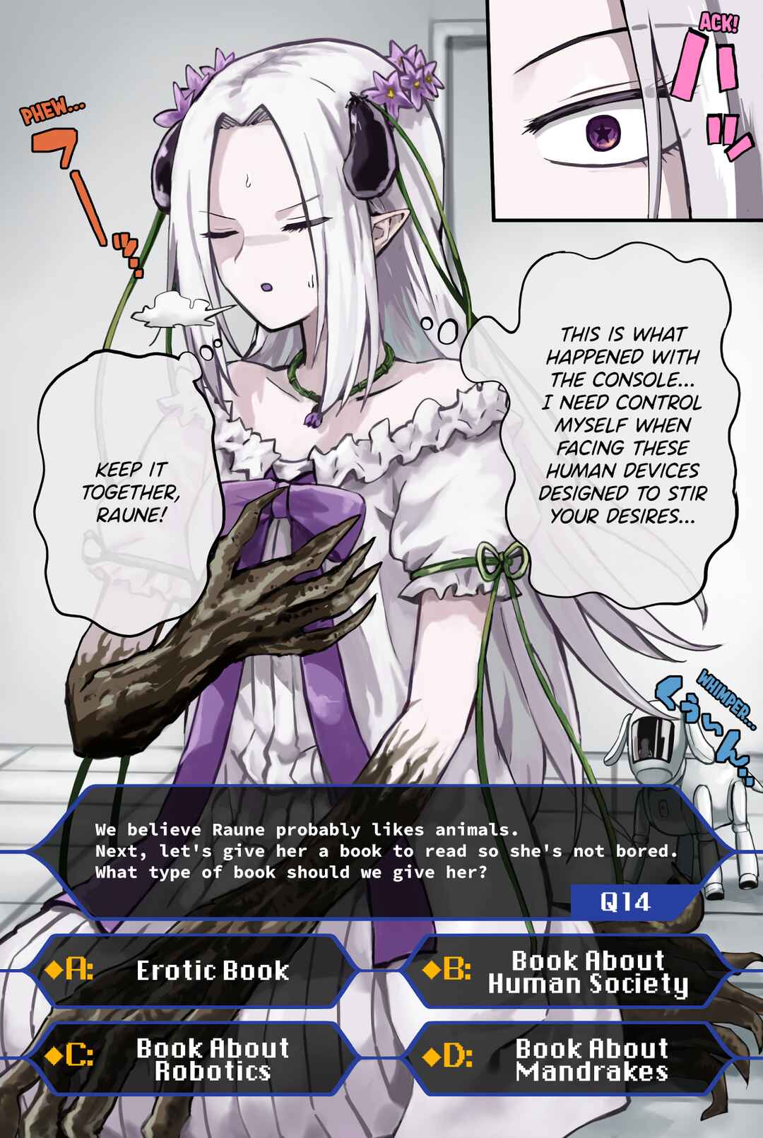 Raising an Eggplant Girl Using Online Polls Chapter 16 - Page 2