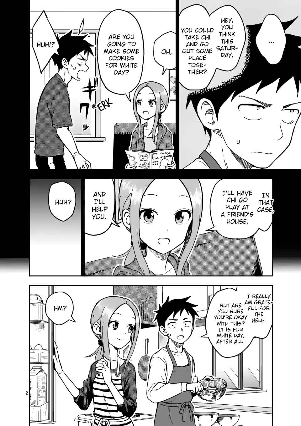 Karakai Jouzu no (Moto) Takagi-san Chapter 178 - Page 2